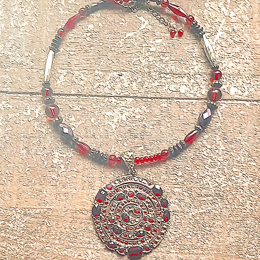 Gold tribal choker